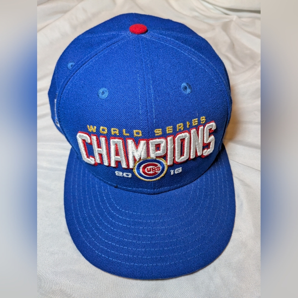 New Era Chicago Cubs World Series Champions 2016 Hat Size 8